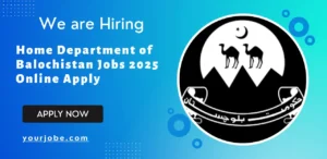 Home Department of Balochistan Jobs 2025 Online Apply